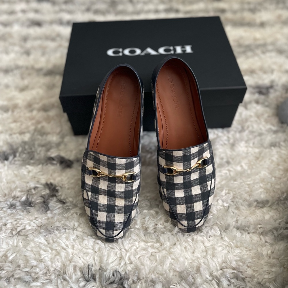 Coach Haley Ginghm Loafer